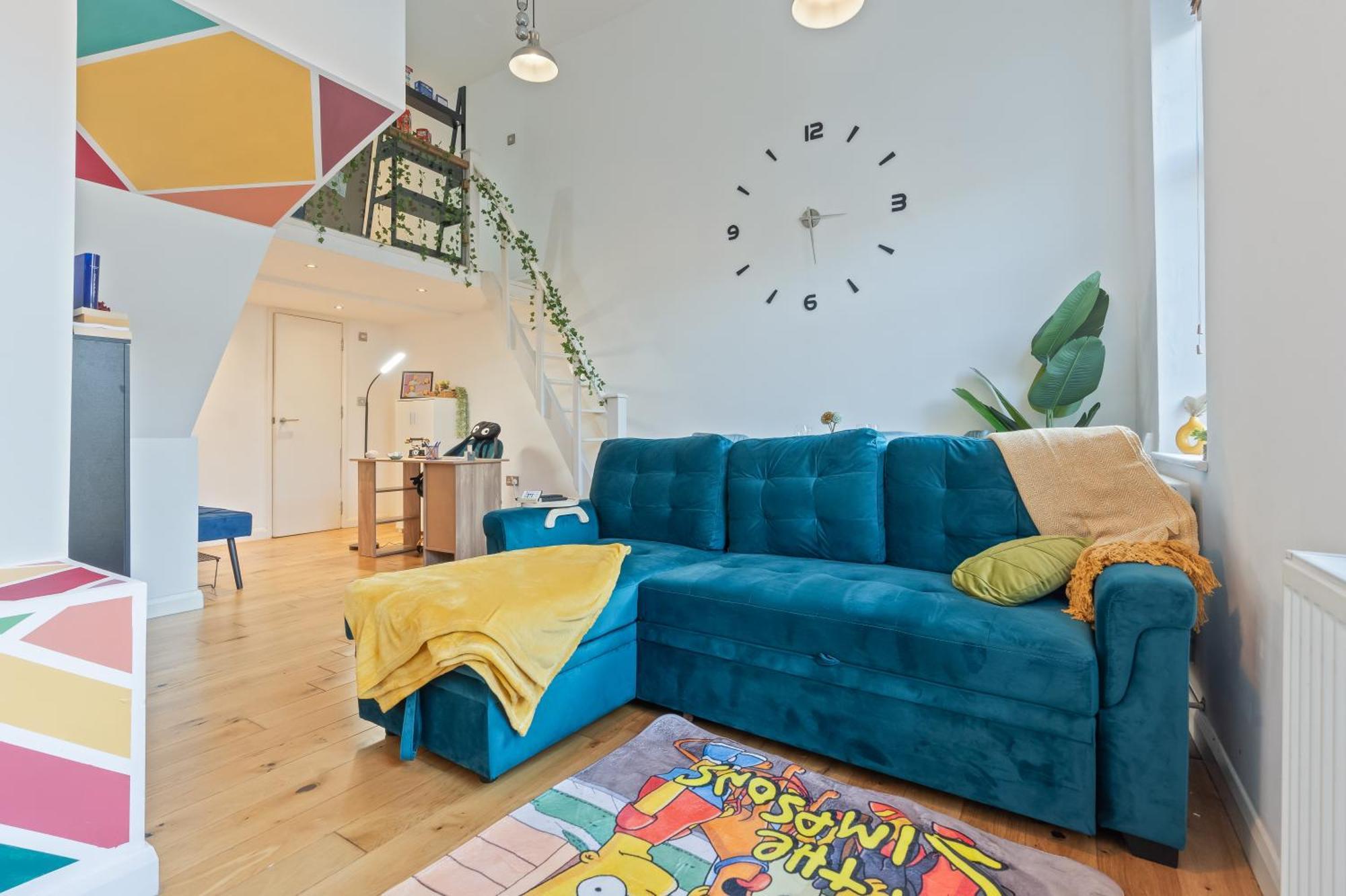1br Loft - Liverpool Street Sleeps 5 - The Simpsons Themed Appartement Londres